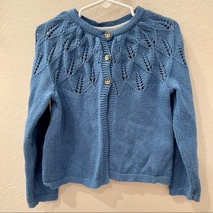 Mini Boden Shirts \u0026 Tops | Baby Boden Blue Knit Cardigan Sweater | Color: Blue | Size: 4G | Pm-02466619's Closet